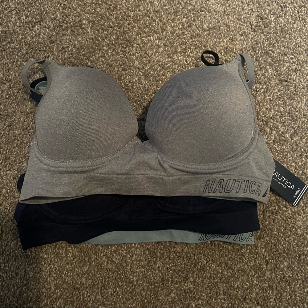 NÁUTICA 3PACK INTIMATES LOUNGE SIZE 34C BRAS